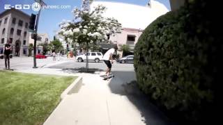 Yuneec EGO Electric Skateboard California Beach Cruise 3 HD [upl. by Fonville]