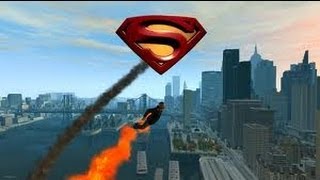 GTA IV Superman Mod Xbox360 [upl. by Einnaoj]