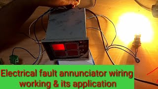 Electrical fault annunciator wiring [upl. by Nnaael]