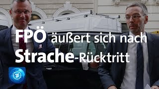 Österreich Pressekonferenz der FPÖ zu Regierungskrise [upl. by Ymor]