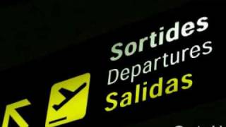 Barcelona Aeroport de Barcelona announcement for flight Spanair 5788 to Menorca 20090504 [upl. by Ettenrahs]