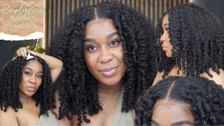 Get the wig NOW 😍 Literally my fav natural glueless wig  Pre Cut Afro Curls  CurlyMe Hair [upl. by Idhem]