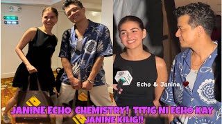 JANINE GUTIERREZ AT JERICHO ROSALES CHEMISTRY TITIG NI ECHO KAY JANINE NAKAKAKILIG [upl. by Llednahs]