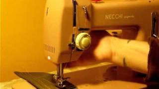 GOOD WORKER THE NECCHI ESPERIA STRAIGHT STITCH SEWING MACHINE [upl. by Atekan]