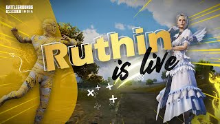 Ruthin is Live Solo v Squad bgmi pubg pubgm [upl. by Yenruoc]