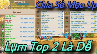 Hồi Sinh Ngọc Rồng  ngày đầu leo top sức mạnh game a kòi cực căng nhận top 2 [upl. by Asselem]