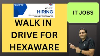 IT Jobs  Hexaware Jobs  QA Jobs testingjobs rdtechnicallearning [upl. by Lenny]