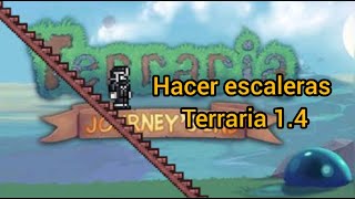 terraria 14 Android cómo hacer escaleras [upl. by Cindra]