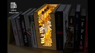 Assemble model Diagon Alley book nookLibris book nook [upl. by Ryun]