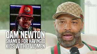 Cam Newton Shamed on Podcast for Having 8 Kids with 3 Women  ‘LowFunctioning Behavior’ [upl. by Nuli709]