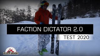 Test ski Faction Dictator 20 2020 [upl. by Sperling443]