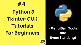 4 Tkinter amp Python 3 Tutorials  Menu bar amp Event handling [upl. by Lorena]