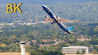 8K footage Boeing 777X Gravity Defying Vertical Climb Takeoff [upl. by Yousuf563]