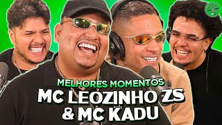 PAPO DE BIGODE ORIGINAL COM LEOZINHO ZS E MC KADU NO PODPAH  Melhores Momentos [upl. by Leseil]