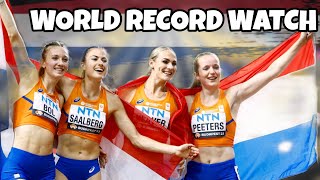 Dream Team Netherlands For World Record  World Indoor Championships 2024 [upl. by Lukas]