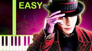 Charlie and the Chocolate Factory Theme Song  EASY Piano Tutorial [upl. by Aynuat]