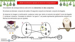 Relación de Correspondencia Conjunto de salida y llegada  4 EGB  Parte 1  Lengua  Bitmoji [upl. by Trudey498]