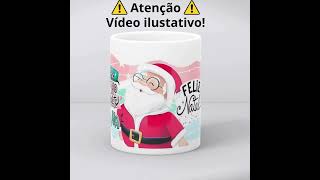 Caneca Porcelana Natal 6 [upl. by Lourie907]