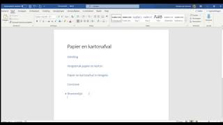 Informatievaardigheden  Verslag indelen incl inleiding en conclusie in Word [upl. by Hcra]