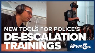 New tools police are using for deescalation trainings [upl. by Sordnaxela]