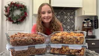 TWO Snacks for A SURPRISE Birthday Party The Pioneer Womans Candied Pecans amp Homemade Chex Mix [upl. by Anitselec978]