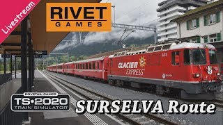 Train Simulator 2020  Surselva Line ReichenauTamins  DisentisMustér Route [upl. by Emmett635]