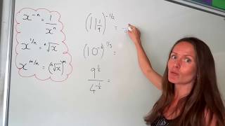 The Maths Prof The Rules of Indices  Exponents part 2 [upl. by Lednyk]