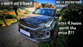 TATA NEXON 2 YEARS  10000 KMS COMPLETE REVIEW  PRO amp CONS [upl. by Enialed]