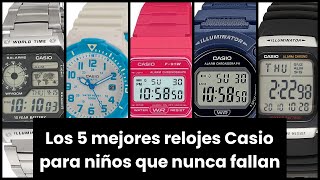 Casio niño Los 5 mejores relojes Casio para niños que nunca fallan ✓ [upl. by Ylesara]