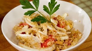 Bob le Chef  Salade de quinoa  Recette Végétarienne [upl. by Aynahs]