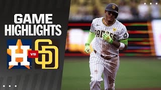 Astros vs Padres Game Highlights 91824  MLB Highlights [upl. by Nihsfa]