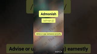 Admonish kerala psc PYQ Pronunciation And meaning in malayalam [upl. by Esmerelda]