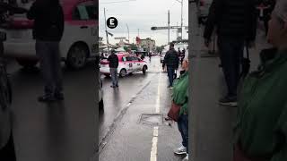 ¡De película Inicia como riña y terminan con los autos destrozados en la Guerrero [upl. by Aihcropal]