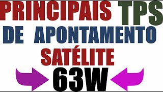 TPS PARA APONTAMENTO DO SATELITE 63W [upl. by Sidonnie432]