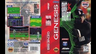 Frank Thomas Big Hurt Baseball Sega Genesis  Toronto vs Montreal [upl. by Wilton]