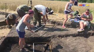 Wykopaliska archeologiczne Mozolice  Sieciechów 2018 [upl. by Lindholm]