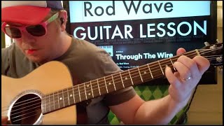 Through The Wire Rod Wave  guitar lesson beginner tutorial easy chords [upl. by Ramburt78]