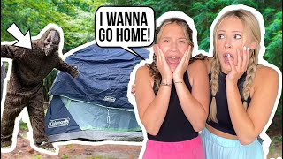 KAYLA amp KALLI GO CAMPING ⛺️🌲 GONE TERRIBLY WRONG 🫣🐾 [upl. by Joly]