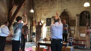 🇬🇧Bellringing at Romsey Abbey Hants [upl. by Ojybbob]