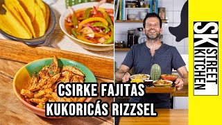 CSIRKE FAJITAS kukoricás rizzsel🌮🌽 [upl. by Dorkus]