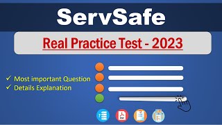 ServSafe Practice Test 2023 with ✅ Detailed Explanation [upl. by Aetnahs]