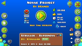 Novae Project by BGames Insane Demon Platformer Level [upl. by Erwin]