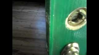 How to remove a Lori double deadbolt PART 2 [upl. by Gomer]