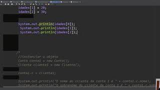 Aula de Java Orientação a Objetos  Vetores  Parte 1 [upl. by Idnahr553]