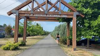 Bicycling the Centennial Trail  Snohomish County [upl. by Ssalguod972]