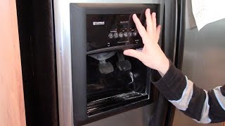 How to fix a dripping water dispenser  refrigerator repair Kenmore Whirlpool Supco [upl. by Anaidni]