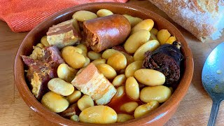 Fabada asturiana o potaje de alubias [upl. by Kipper]