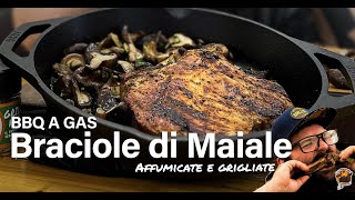 Braciola alla griglia con funghi shiitake  Le ricette con Chef Alex  Il Mondo del Barbecue [upl. by Tabshey848]