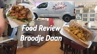 Food Review Broodje Daan  Broodje Hete Kip en Surinaamse Broodje kerrie Kip [upl. by Born956]