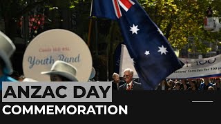 ANZAC Day 2023 Australians and New Zealanders recall war dead [upl. by Ahsenra562]